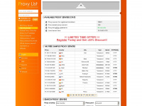 proxy-list.org Webseite Vorschau