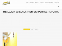 perfect-sports.com Webseite Vorschau