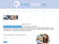 babysitter.de Webseite Vorschau