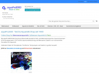 aquapro2000.de Webseite Vorschau