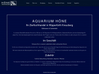 aquarium-hoene.de Webseite Vorschau