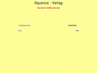 aquarius-verlag.de Webseite Vorschau