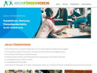 archi-foerderverein.de Webseite Vorschau