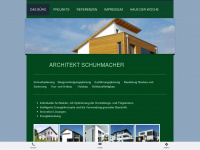 architekt-schuhmacher.de Webseite Vorschau