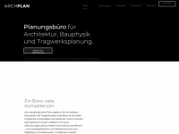 archplan.de Webseite Vorschau