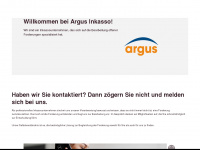 argus-inkasso.de Webseite Vorschau