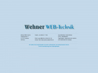 wehner-webtechnik.de Webseite Vorschau