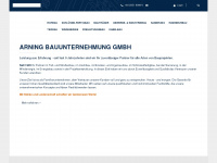 arning-bau.de Webseite Vorschau