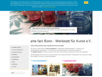artefact-bonn.de Webseite Vorschau