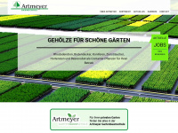 artmeyer-baumschule.de Webseite Vorschau