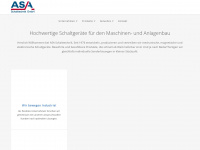 asa-schalttechnik.de Webseite Vorschau