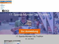sparda-muenster-city-triathlon.de Webseite Vorschau