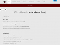 asg-uni-bonn.de Webseite Vorschau