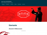 asia-sport-akademie.de Webseite Vorschau