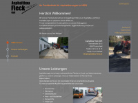 asphaltbau-fleck.de Webseite Vorschau