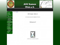 asv-kamen.de Webseite Vorschau