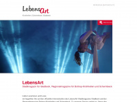 lebensart-magazine.de Webseite Vorschau