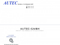 autec-gmbh.com Webseite Vorschau
