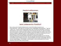 lesbenarchiv-frankfurt.de Webseite Vorschau