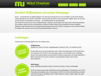 urmetzer.net Webseite Vorschau