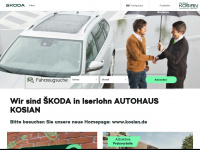 kosian.skoda-auto.de Webseite Vorschau