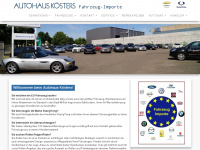 autohaus-koesters.de Webseite Vorschau
