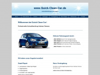 quick-clean-car.de Webseite Vorschau