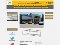automobile-klatt.de Webseite Vorschau