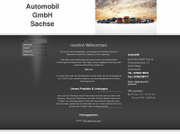automobil-sachse.de Webseite Vorschau