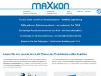 maxkon.de Webseite Vorschau