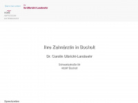 zahnarzt-ulbricht.de Webseite Vorschau