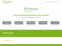 ekocity.de Webseite Vorschau