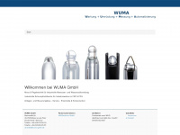 wuma-gmbh.de Webseite Vorschau