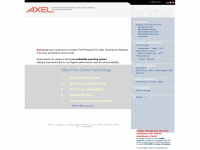 axel.com Webseite Vorschau