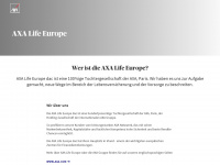 axa-life-europe.de Webseite Vorschau