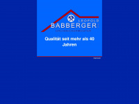 babberger-dachdecker.de Webseite Vorschau