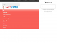 babyprofi.de Webseite Vorschau