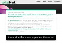 backes-druck.de Webseite Vorschau