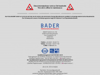 bader.net Webseite Vorschau