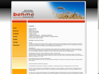 baecker-behme.de Webseite Vorschau