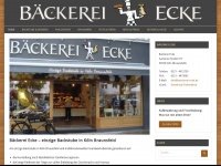 baeckerei-ecke.de Webseite Vorschau
