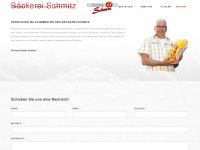 baeckerei-schmitz.de Webseite Vorschau