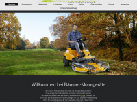 baeumer-motorgeraete.de Webseite Vorschau