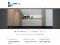 bahnen-tischlerei.de Webseite Vorschau