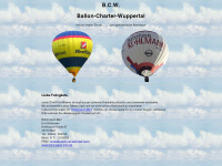 ballon-charter-wuppertal.de Webseite Vorschau