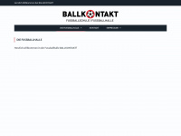ballkontakt.de Webseite Vorschau