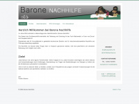 barone-nachhilfe.de Webseite Vorschau