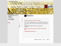 barth-metallwerke.de Webseite Vorschau