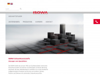 isowa.de Webseite Vorschau