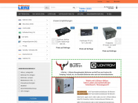lenz-shop.de Webseite Vorschau